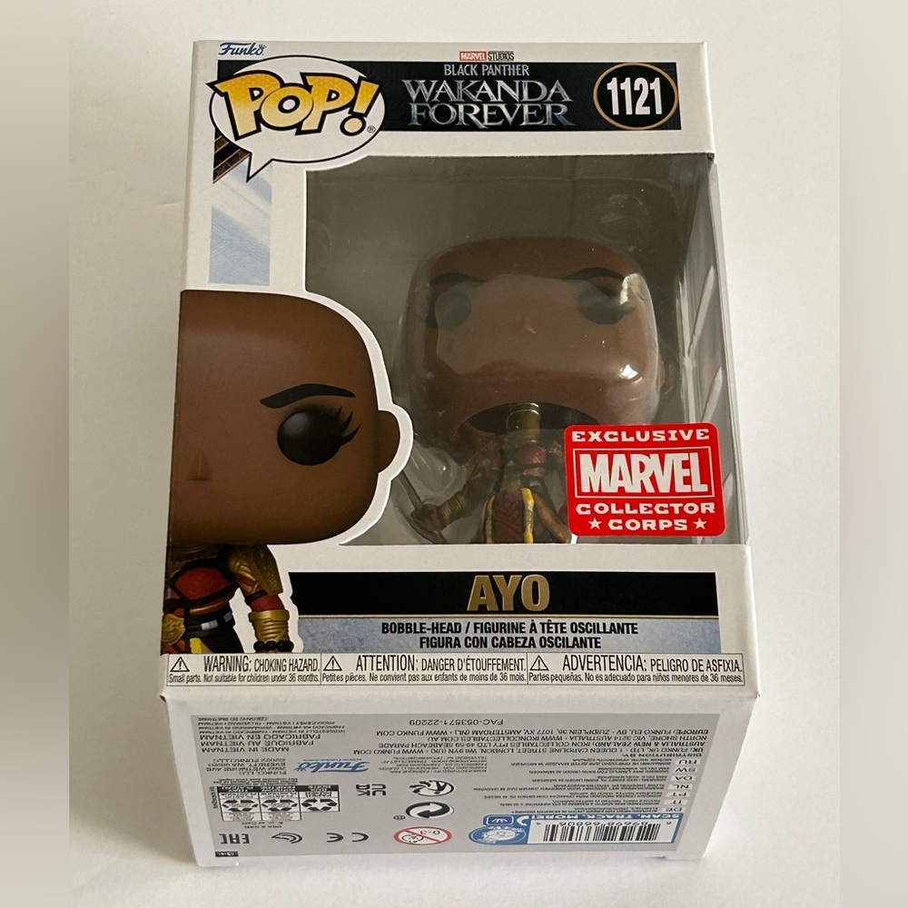 🦋 5/$25 - Ayo #1121 Black Panther Wakanda Forever Funko Pop! Collector Exclusive - Picture 11 of 16